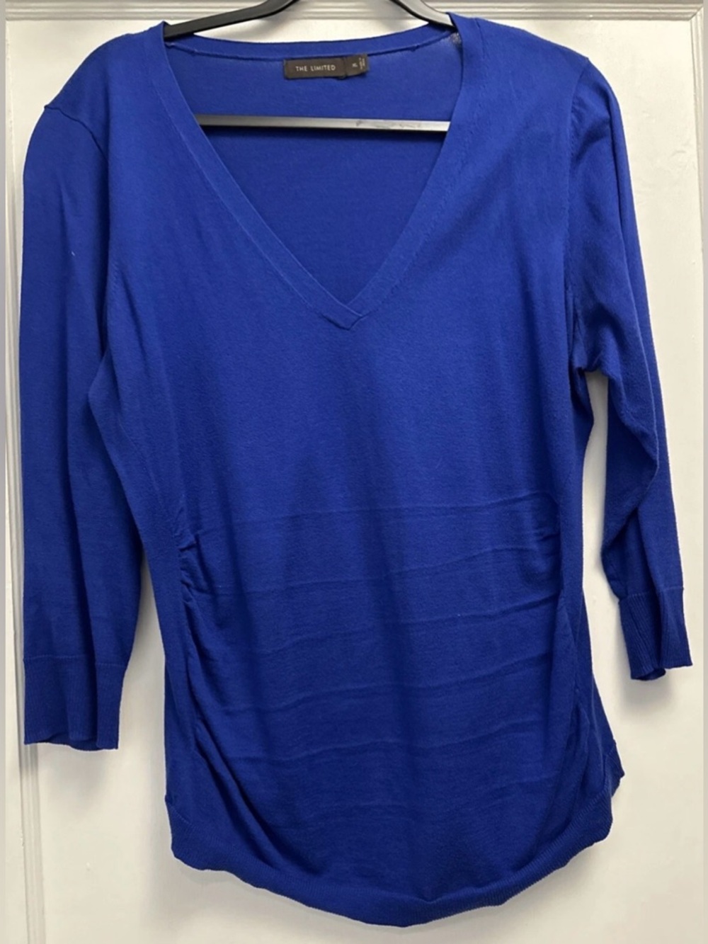 The Limited V-Neck Long Sleeve Tunic - Royal Blue
